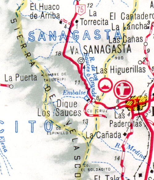habitat in the provinces of La Roja