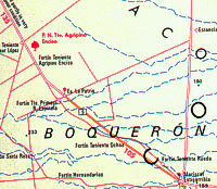 Standorte im Osten des Chaco Boreal